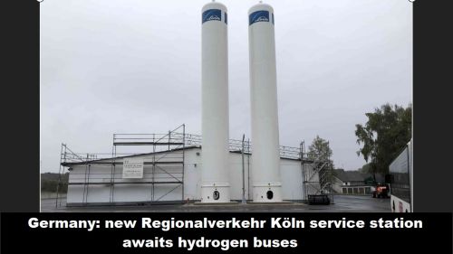 Duitsland: nieuw tankstation van Regionalverkehr Köln wacht op waterstofbussen