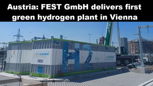 Oostenrijk: FEST GmbH levert eerste fabriek voor groene waterstof in Wenen