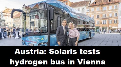Oostenrijk: Solaris test waterstofbus in Wenen