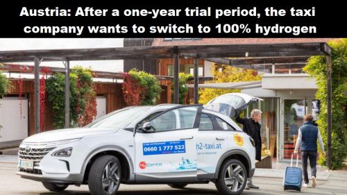 Oostenrijk: na proefperiode van een jaar wil taxibedrijf over naar 100% waterstof