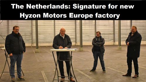 Nederland: contract voor nieuwe fabriek van Hyzon Europe in Winschoten
