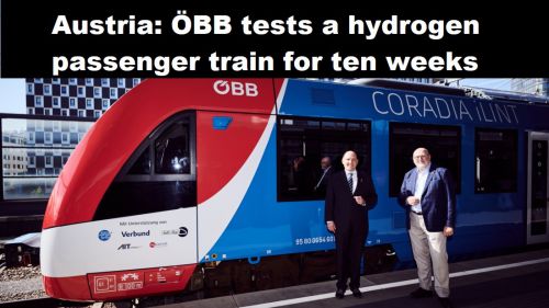 Oostenrijk: ÖBB test tien weken lang een passagierstrein op waterstof