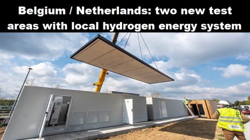 België / Nederland: twee nieuwe testgebieden met lokaal energiesysteem op waterstof