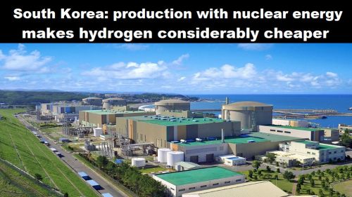 Zuid-Korea: productie met kernenergie maakt waterstof flink goedkoper