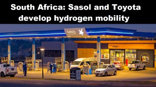 Zuid-Afrika: Sasol en Toyota ontwikkelen mobiliteit op waterstof