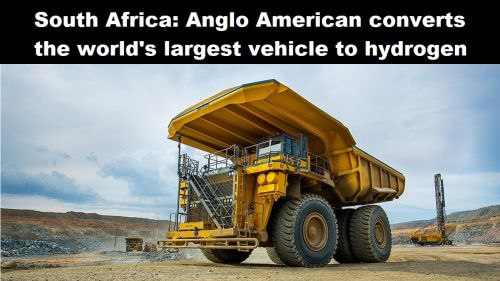 Zuid-Afrika: Anglo American bouwt grootste voertuig ter wereld om naar waterstof