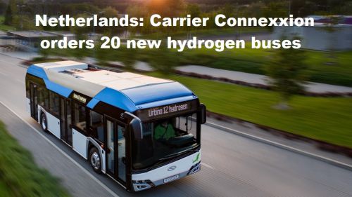 Nederland: Vervoerder Connexxion bestelt 20 nieuwe bussen op waterstof