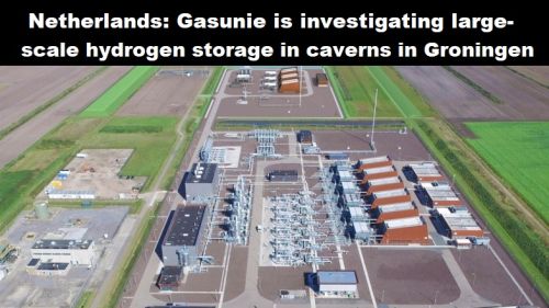 Nederland: Gasunie onderzoekt grootschalige waterstofopslag in cavernes in Groningen