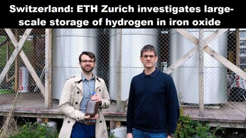 Zwitserland: ETH Zürich onderzoekt grootschalige opslag van waterstof in ijzeroxide