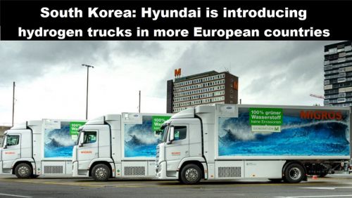 Zuid-Korea: Hyundai komt in meer Europese landen met waterstof-trucks