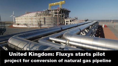 Verenigd Koninkrijk: Fluxys start proefproject ombouw aardgasleiding