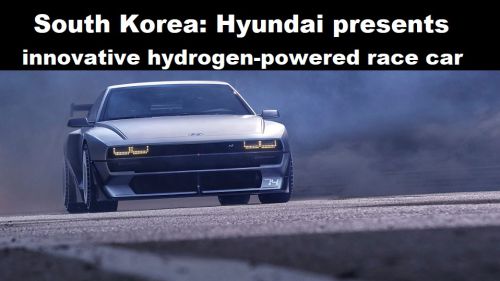 Zuid-Korea: Hyundai presenteert innovatieve raceauto op waterstof