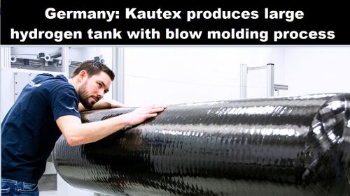 Duitsland: Kautex produceert grote waterstoftank met blaasvormproces