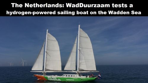 Nederland: WadDuurzaam test zeilboot op waterstof op Waddenzee