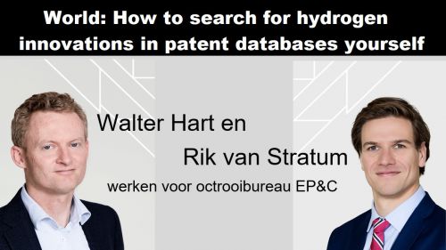 Wereld: Hoe u zelf zoekt naar waterstofinnovaties in octrooidatabases