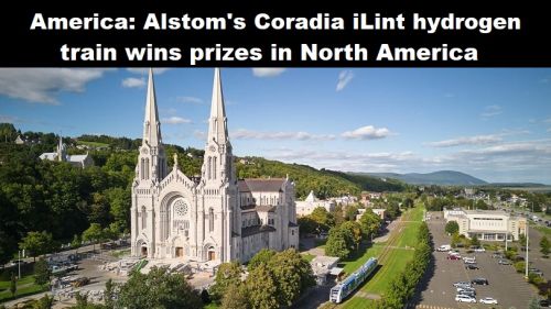 Amerika: waterstoftrein Coradia iLint van Alstom valt in de prijzen in Noord-Amerika