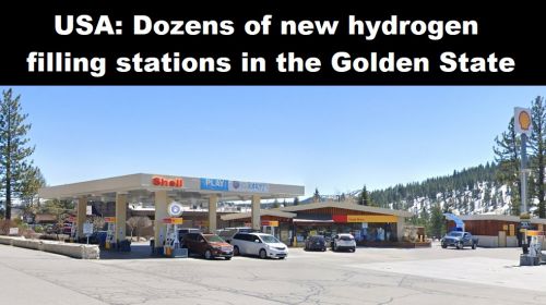 USA: tientallen nieuwe waterstoftankstations in de Golden State