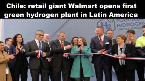 Chili: retailgigant Walmart opent eerste groene waterstoffabriek in Latijns-Amerika